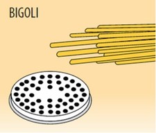 Trafila bigoli Ø mm 3 in lega ottone / bronzo per macchina pasta Fimar MPF2,5/4N