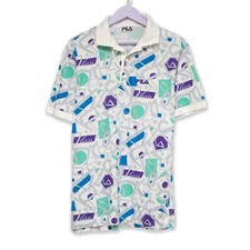 Polo Fila Vintage multicolore a fantasia - Taglia I52 uomo