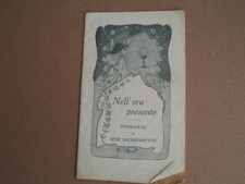 ANTICO LIBRETTO NELL'ORA