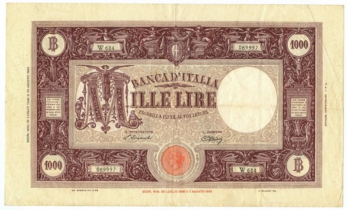 1000 lire barbetti - 1000,