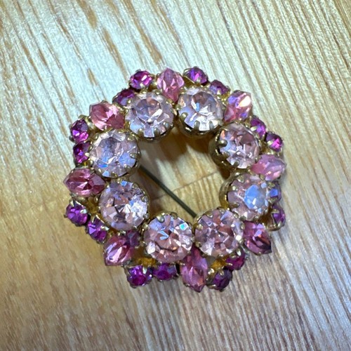 Spilla floreale vintage colore