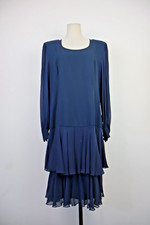 MARINA RINALDI VESTITO DONNA TG. 21 WOMAN CASUAL VINTAGE DRESS ABITO CERNIERA