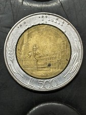 moneta da 500 lire del 1985