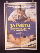 PIERINO MEDICO DELLA SAUB (1981) * ALVARO VITALI * POSTER FILM ARGENTINO 1SH