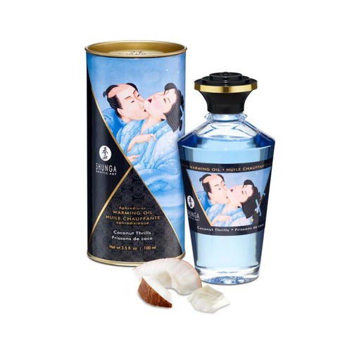 Olio massaggio riscaldante - olio,
