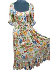 Maxi Abito Boho Floreale