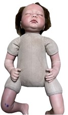 Reborn Baby Doll Brown Hair