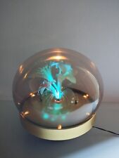 lampada da tavolo a fibra ottica anni '70