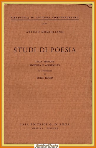 Studi poesia attilio - studi, di