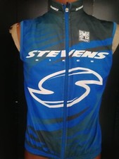 maglia smanicato ciclismo originale team STEVENS BIKES SANTINI tg M