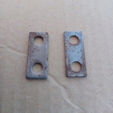 MOTOM 48 / 51 EPOCA N°02 PIASTRE IN ACCIAIO MM. 30 X 12 MM. ( NUOVE VEDI MISURE)