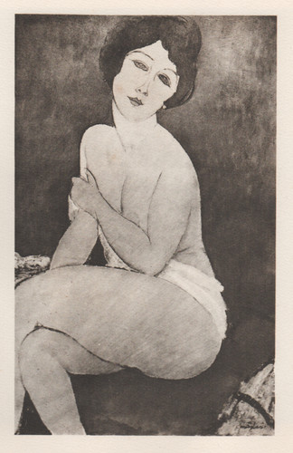 Amedeo modigliani assis - ,