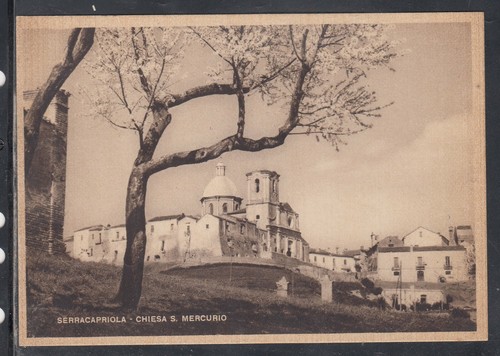 Cartolina serracapriola chiesa - cartolina,