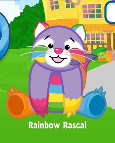 Webkinz classic rainbow rascal - rainbow,
