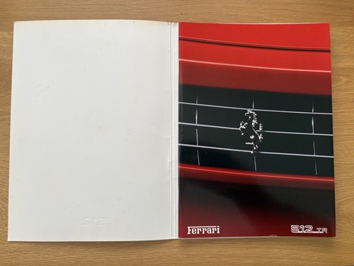 Brochure depliant ferrari 512 - depliant,