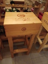 Sgabello casse vino bar - vino,
