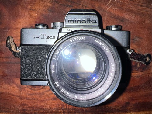 Minolta srt202 fotocamera - minolta,
