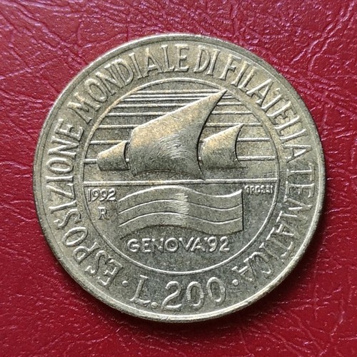 Italia 200 lire 1992 - italia, lire,