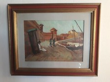 dipinto olio su cartone primi