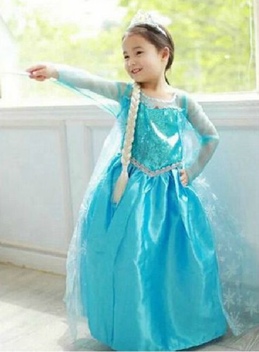 Frozen vestito carnevale elsa - vestito,
