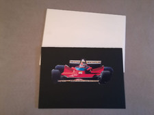 Cartolina invito Joanna Villeneuve - Ferrari - F1