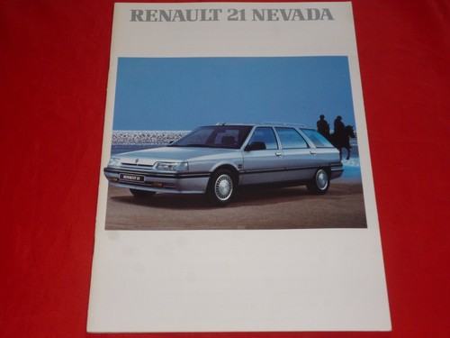 Brochure depliant renault - brochure,