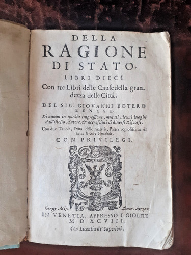 1598 botero della - 1598,