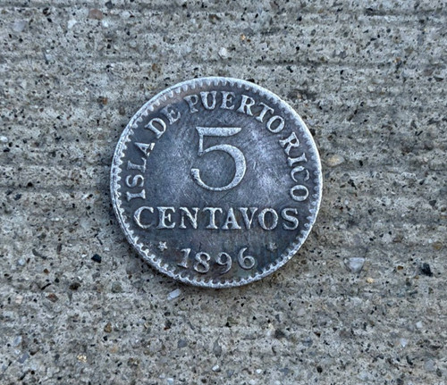 Moneta centavos 1896 - moneta, 5