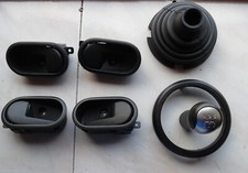 Ford Fiesta 5 serie Kit 4 maniglie interni + Cuffia copri leva cambio e pomello