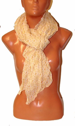 Fiori giallo pastello pashmina - pastello,