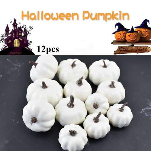 12x zucca artificiale schiuma - zucca,