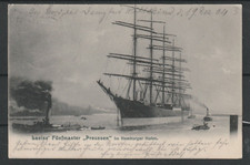 PORTO DI AMBURGO, 1904, CARTOLINA POSTALE MILITARE, VEDI!!