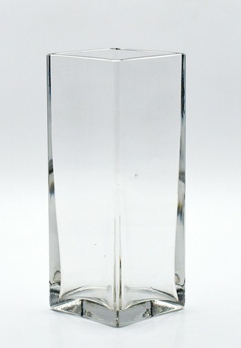 Vaso quadrato cubo vetro - quadrato,