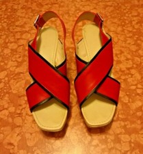 sandali rossi donna zara taglia 41