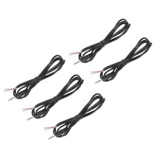 5pcs 3,5mm maschio jack a filo