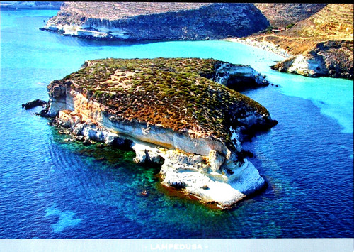 Cartolina lampedusa sicilia - lampedusa.,