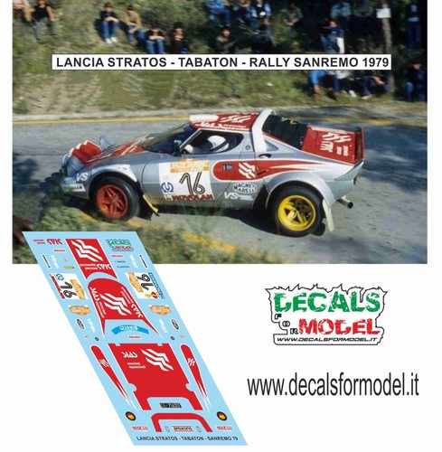 Decals lancia stratos - lancia,