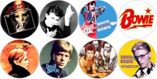 David Bowie - Lot of 8 badges