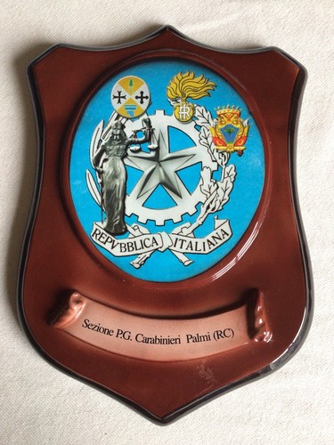 Crest ceramica carabinieri - in,
