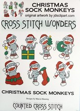 Calzino natalizio scimmie -