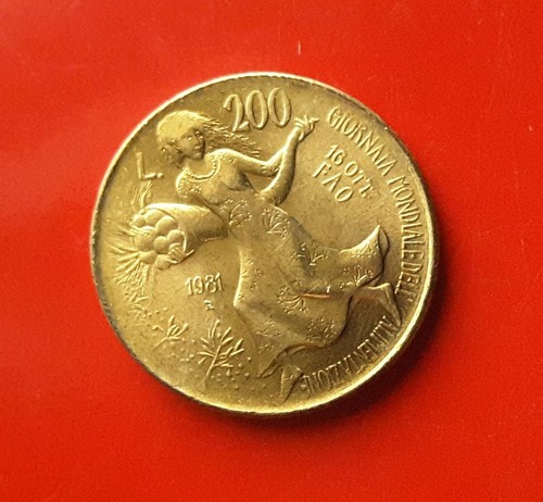 200 lire 1981 fao villa - 200,