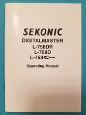 SEKONIC 758DR/758D/ 758 CINE