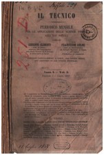 Il tecnico. Periodico mensile