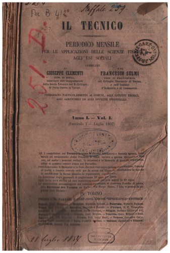 Tecnico periodico mensile - tecnico.,