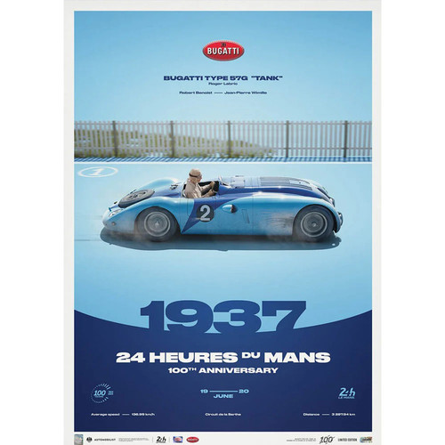 Poster stampa 24h mans 100 - 24h,