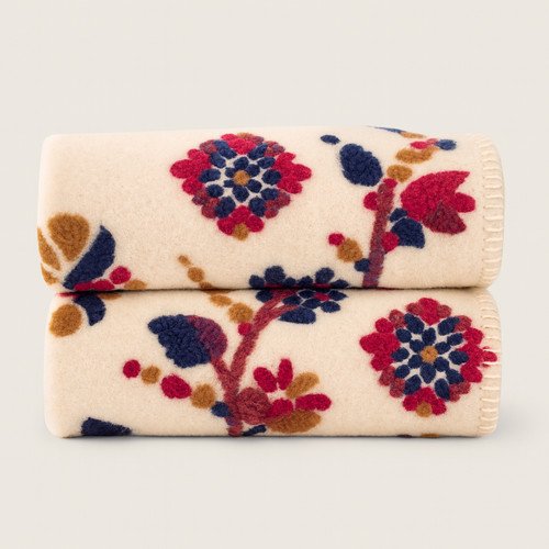 Plaid divano lana cotta - plaid,