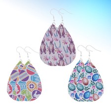  3 paia di orecchini con