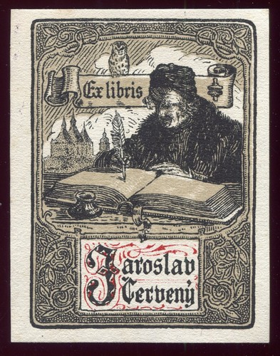 Libris jaroslav cerveny - ex-libris,