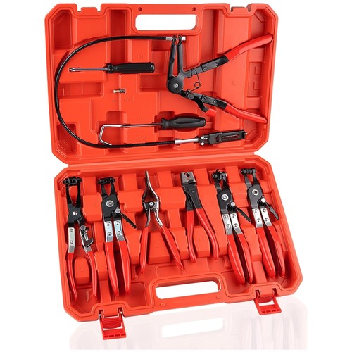 9pcs hose clamp - hose, pliers