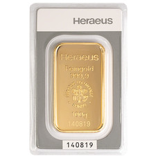 100g goldbarren heraeus oro - 100g,